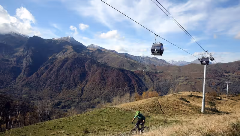 Défis sportif en VTT Electrique à Loudenvielle