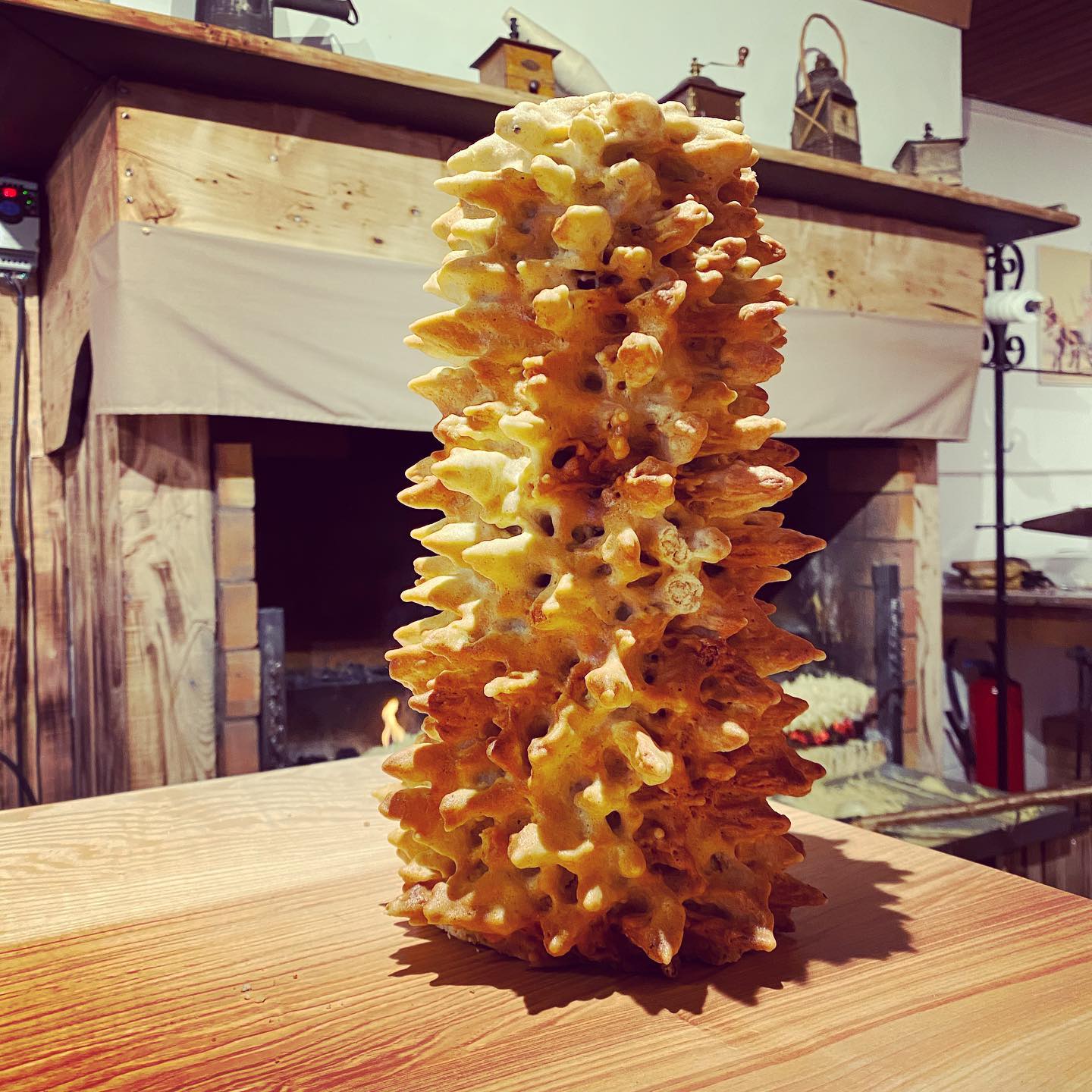 Gateau à la broche pour la course d'orientation gourmande