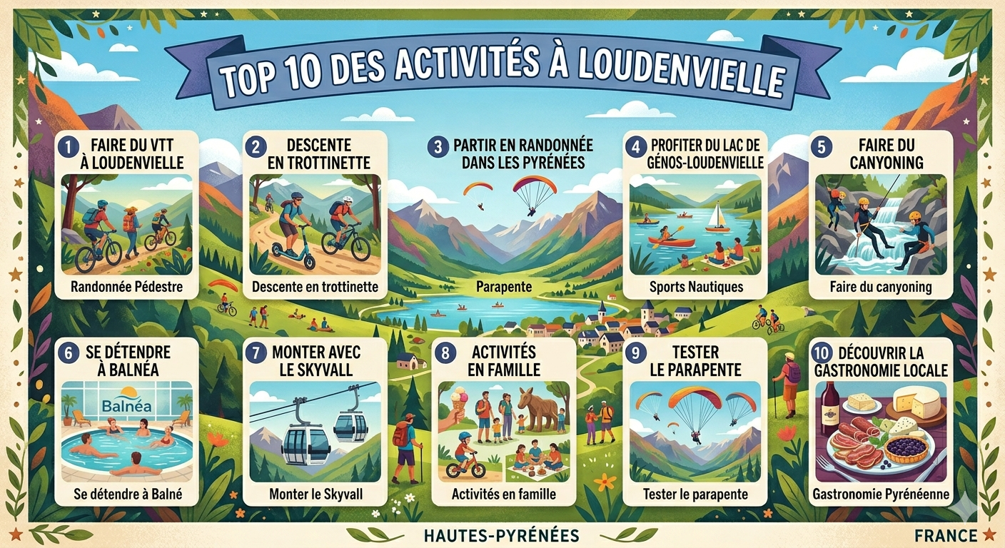 Top 10 des activités à Loudenvielle Top 10 des activités à Loudenvielle