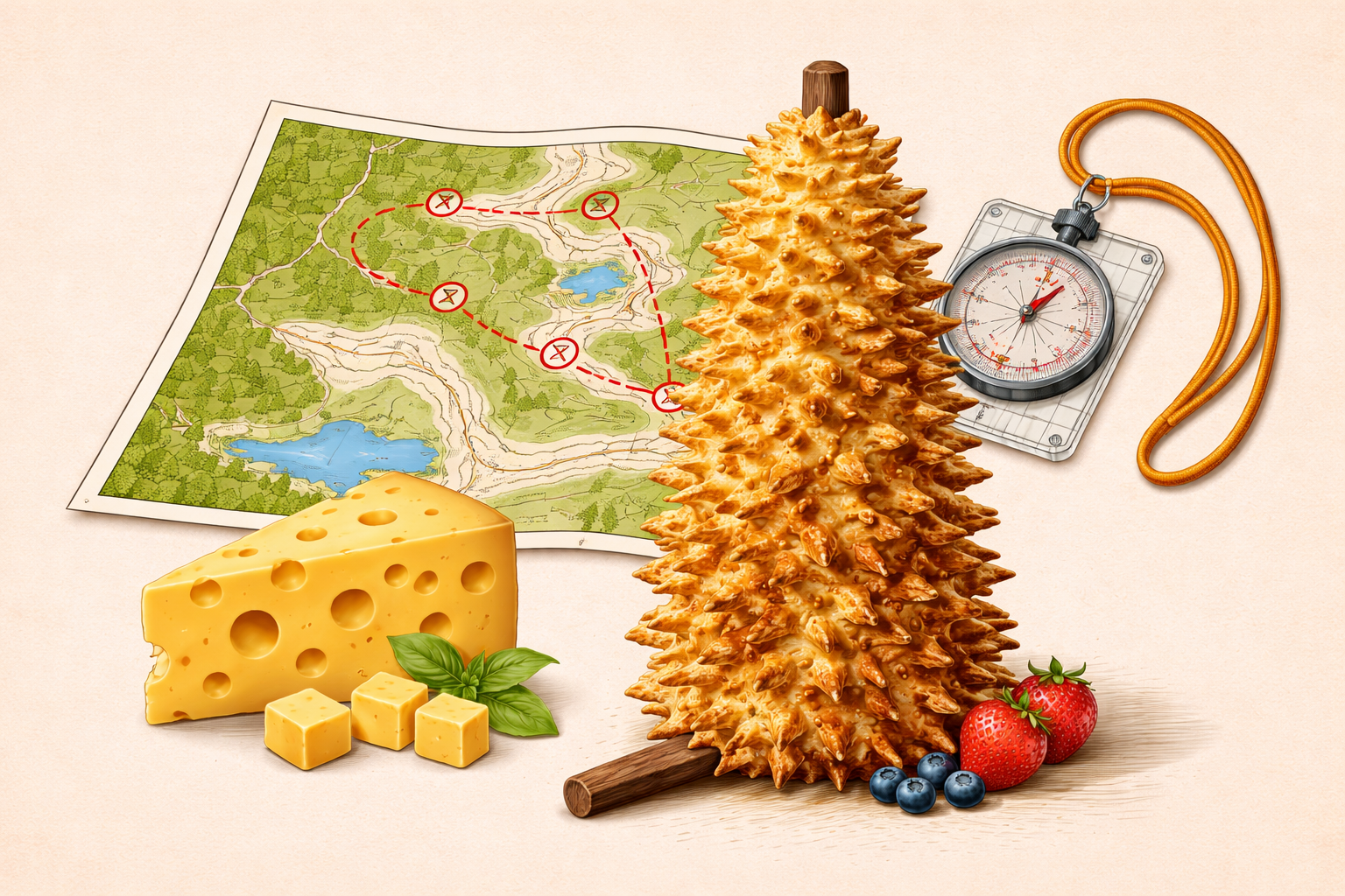 Course d'orientation gourmande